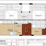 4 Mặt bằng công năng tầng 1 khách sạn 8 tầng tại hải phòng sh ks 0066