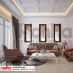 4 Thiết kế nội thất phòng khách biệt thự hiện đại 3 tầng tại hải phòng sh btd 0071