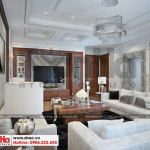 5 Thiết kế nội thất phòng khách tân cổ điển khu shophouse tại quảng ninh