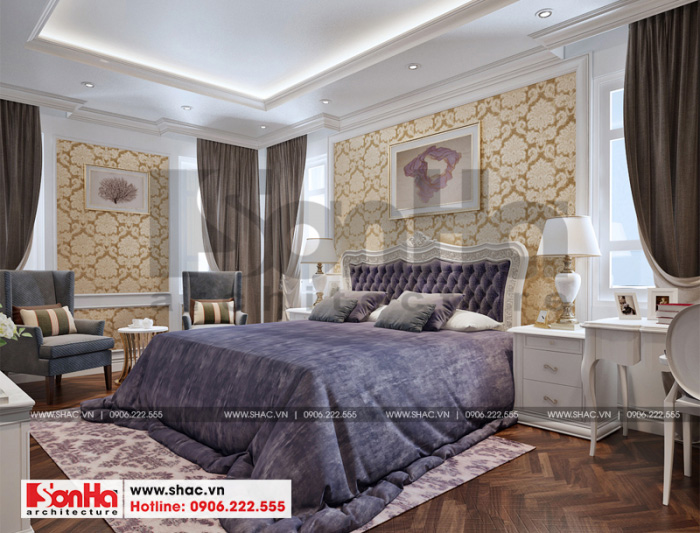 Ý tưởng trang trí nội thất phòng ngủ đẹp mang phong cách tân cổ điển lịch lãm và kiêu sa 