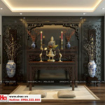 13 Thiết kế nội thất phòng thờ nhà ống phong cách hiện đại tại hải phòng sh nod 0197