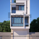 2 Mẫu nhà ống phong cách hiện đại 3 tầng tại quảng ninh sh nod 0196