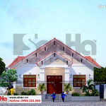 2 Mẫu thiết kế biệt thự tân cổ điển mái thái tại hải phòng sh btp 0136