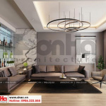 3 Không gian nội thất phòng khách nhà ống tân cổ điển 4 tầng tại hải phòng sh nop 0188