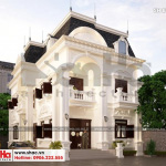 4 Thiết kế kiến trúc biệt thự tân cổ điển 2 mặt tiền tại đồng nai sh btp 0138