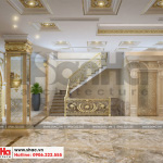4 Thiết kế nội thất sảnh thang khách sạn 6 tầng tại bắc ninh
