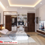 5 Thiết kế nội thất phòng ngủ 2 nhà ống tân cổ điển mặt tiền 4,3m tại hải phòng sh nop 0188