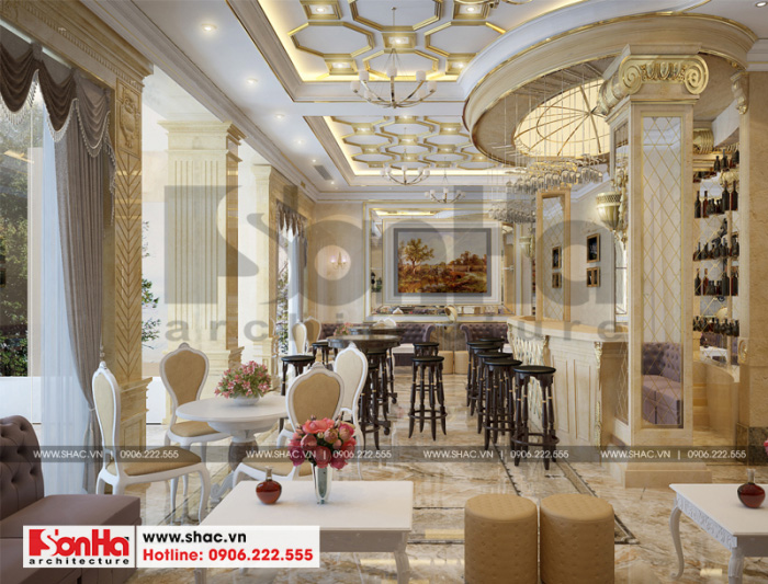 6 Không gian nội thất khu cafe khách sạn 3 sao đẹp tại bắc ninh