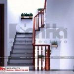 8 Hình ảnh nội thất sảnh thang nhà ống tân cổ điển 4 tầng tại hải phòng sh nop 0188