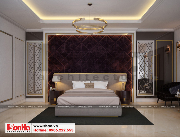 8 Mẫu nội thất phòng ngủ đẹp khách sạn 6 tầng tại bắc ninh