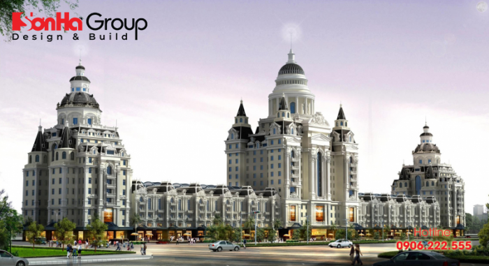 Phối cảnh dự án tòa nhà văn phòng, khách sạn, căn hộ Hanaka Từ Sơn