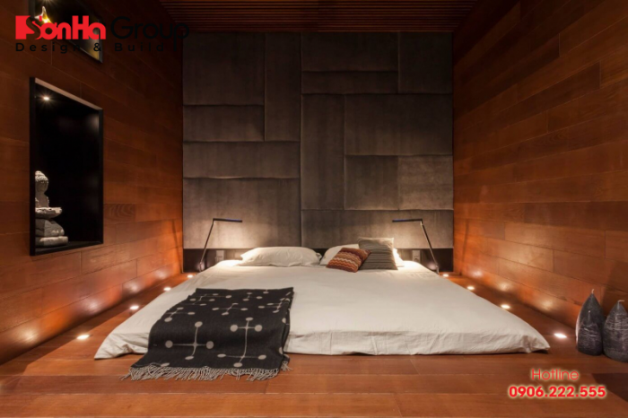 Phương án thiết kế phòng ngủ đẹp không giường dành cho chủ nhân cá tính 