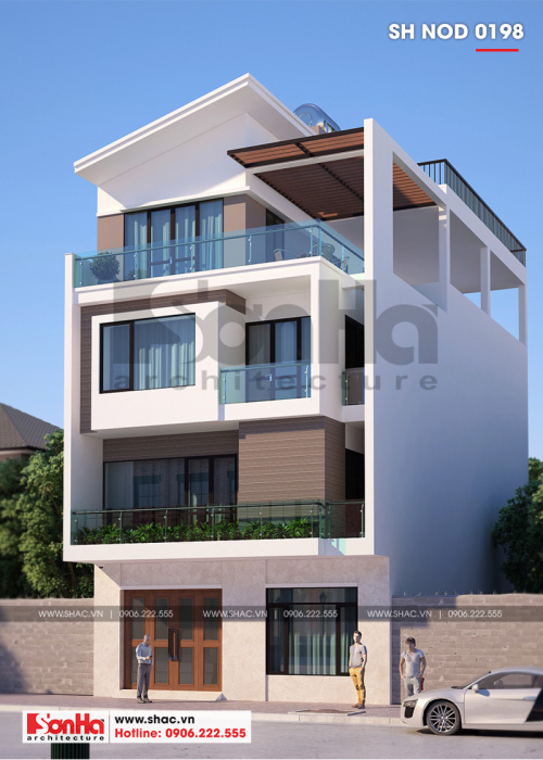 1 Thiết kế nhà ống đẹp hiện đại tại quảng ninh sh nod 0198