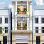 1 Thiết kế nhà ống tân cổ điển đẹp tại hải phòng sh nop 0190