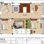 10 Bản vẽ lầu 4 văn phòng kết hợp căn hộ cho thuê 5 tầng tại sài gòn sh vp 0036