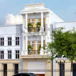 2 Mẫu nhà ống tân cổ điển 3 tầng đẹp tại hải phòng sh nop 0190