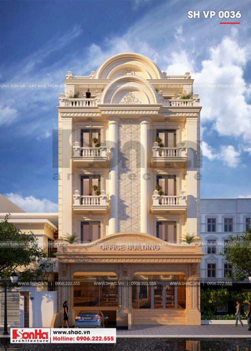 2 Mẫu phương án 2 văn phòng kết hợp căn hộ cho thuê đẹp tại sài gòn sh vp 0036