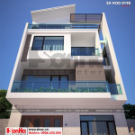 3 Thiết kế nhà ống hiện đại mặt tiền rộng tại quảng ninh sh nod 0198