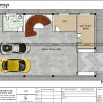 4 Mặt bằng công năng tầng hầm biệt thự lâu đài 4 tầng 1 tum sh btld 0039