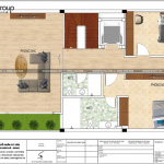 5 Bản vẽ tầng 2 nhà ống hiện đại 4 tầng tại quảng ninh sh nod 0198