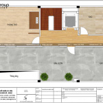 7 Bản vẽ tầng 4 nhà ống phong cách hiện đại tại quảng ninh sh nod 0198