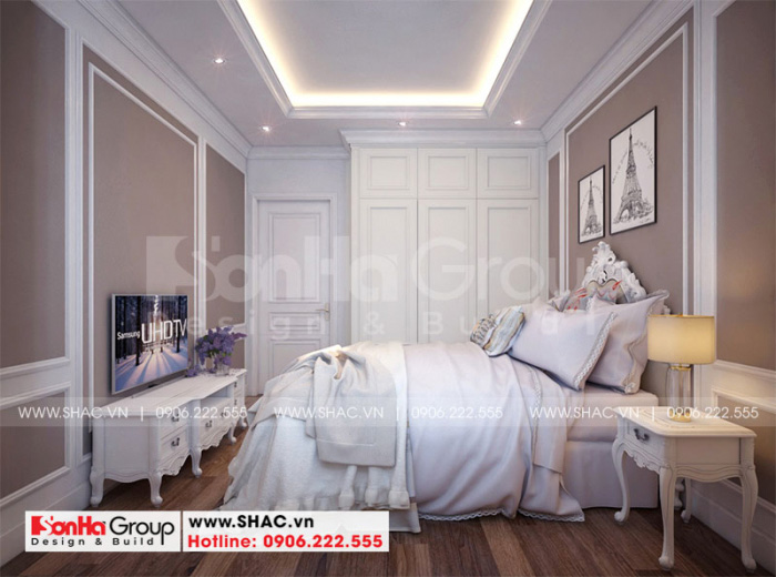 11 Cách trang trí nội thất phòng ngủ giúp việc biệt thự khu đô thị vinhomes imperia vhi 0004