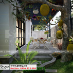 16 Hình ảnh sân vườn biệt thự tân cổ điển khu đô thị vinhomes imperia vhi 0004