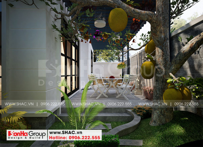 16 Hình ảnh sân vườn biệt thự tân cổ điển khu đô thị vinhomes imperia vhi 0004