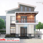 2 Mẫu biệt thự đẹp 2 tầng hiện đại tại hải dương sh btd 0072