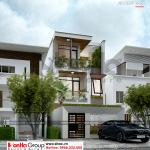 2 Mẫu nhà ống 3 tầng kiểu hiện đại tại bắc ninh sh nod 0201