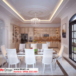 Bộ bàn ăn phong cách châu Âu (Vinhomes)