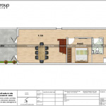 3 Mặt bằng tầng 1 nhà ống hiện đại mặt tiền 5m tại hải phòng sh nod 0200