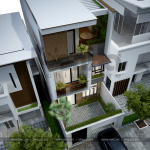 3 Thiết kế nhà ống hiện đại mặt tiền rộng tại bắc ninh sh nod 0201