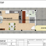 4 Mặt bằng tầng 2 nhà ống hiện đại 3 phòng ngủ tại hải phòng sh nod 0199