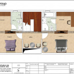 5 Bản vẽ tầng 2 nhà ống hiện đại 4 phòng ngủ tại bắc ninh sh nod 0201