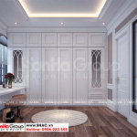 Nội thất khu thay đồ phòng ngủ 1 biệt thự khu đô thị vinhomes imperia vhi 0004