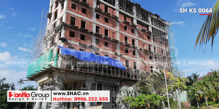 1 Ảnh thi công khách sạn 3 sao tân cổ điển tại phú quốc sh ks 0068