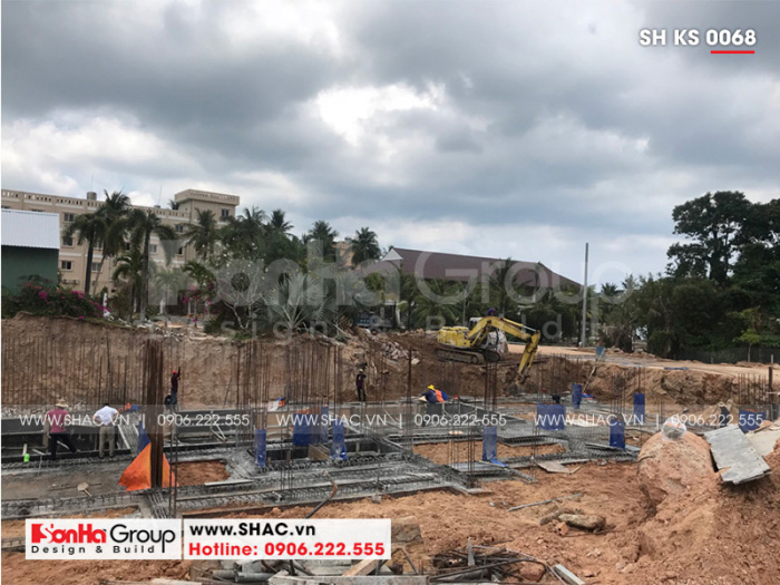 2 Ảnh thi công khách sạn 3 sao tại phú quốc