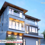 4 Biệt thự phong cách hiện đại mặt tiền 12,3m tại hải phòng sh btd 0075