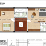 5 Mặt bằng tầng 2 nhà ống hiện đại 4 tầng tại hà nội sh nod 0202