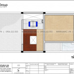 7 Mặt bằng tầng tum nhà ống phong cách hiện đại tại hà nội sh nod 0202