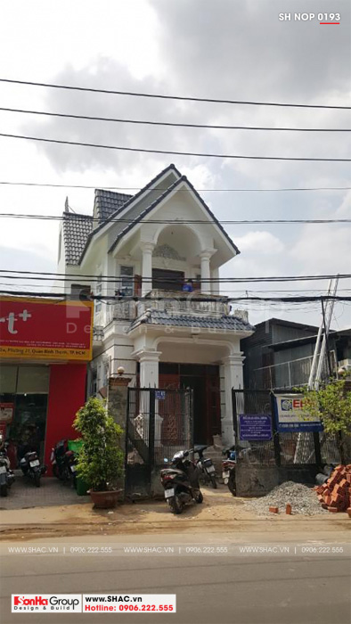 Thiết kế nhà ống 2 tầng điển hình của Sơn Hà Group