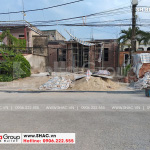 1 Ảnh thực tế thi công biệt thự tân cổ điển tại thái bình sh btp 0141