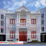 1 Thiết kế biệt thự tân cổ điển đẹp tại thái bình sh btp 0141