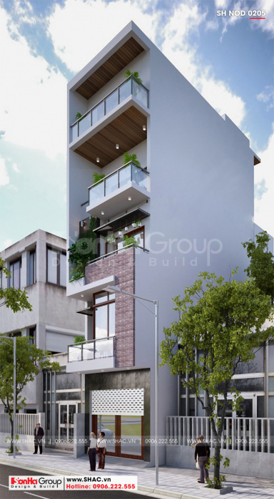 1 Thiết kế nhà ống hiện đại đẹp tại lạng sơn sh nod 0206