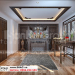 11 Thiết kế nội thất phòng thờ tôn nghiêm biệt thự đẹp wfc 007