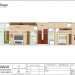13 Bản vẽ tầng 2 nhà ống hiện đại 3 tầng tại hải phòng sh nod 0203