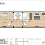 13 Mặt bằng tầng 3 nhà ống liền kề khu đô thị waterfront wfc 006