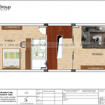 14 Bản vẽ tầng 2 nhà ống phong cách hiện đại tại lạng sơn sh nod 0206