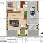 15 Mặt bằng tầng hầm biệt thự khu đô thị waterfront hải phòng wfc 007